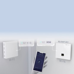 Ruijie Reyee RG-RAP1260 | Access Point, 5 portów, 1xPoE IN, … | PartsPC.pl