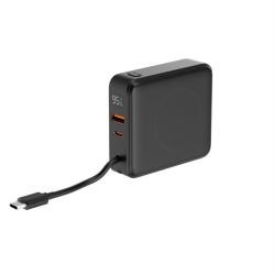 PowerBank 10000mAh 1xUSB-C/1xUSB-A 20W bezprzewodowy 15W cza… | PartsPC.pl