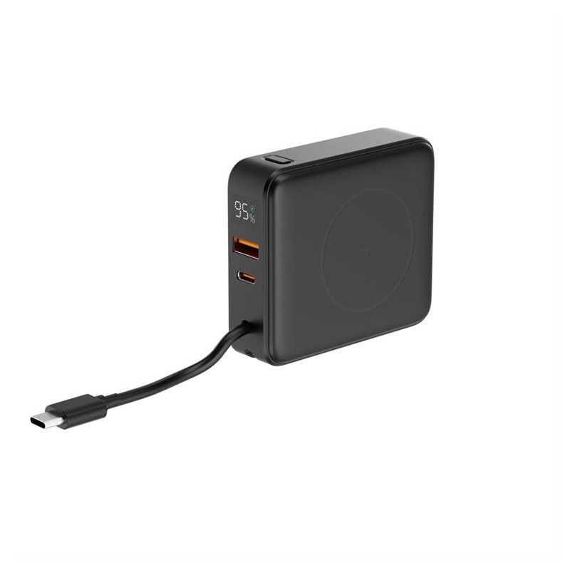 PowerBank 10000mAh 1xUSB-C/1xUSB-A 20W bezprzewodowy 15W cza… | PartsPC.pl