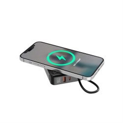 PowerBank 10000mAh 1xUSB-C/1xUSB-A 20W bezprzewodowy 15W cza… | PartsPC.pl