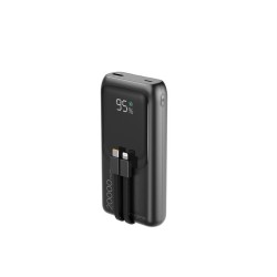 PowerBank 20000mAh ze zintegrowanymi kablami QC 3.0 LCD 20W … | PartsPC.pl