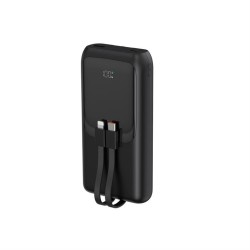 PowerBank 20000mAh ze zintegrowanymi kablami QC 3.0 LCD 20W … | PartsPC.pl