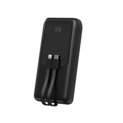 PowerBank 20000mAh ze zintegrowanymi kablami QC 3.0 LCD 20W … | PartsPC.pl
