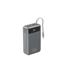 PowerBank 20000mAh zintegrowane kable QC3.0 18W PD 65W LCD c… | PartsPC.pl