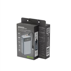 PowerBank 20000mAh zintegrowane kable QC3.0 18W PD 65W LCD c… | PartsPC.pl