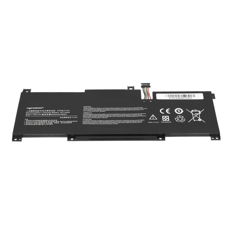 Bateria Movano do MSI Modern 14, Prestige 14, Summit E14 | PartsPC.pl