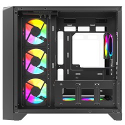 Rampage LYRON Gamingowa obudowa PC Mid Tower 7xFan ARGB PWM … | PartsPC.pl
