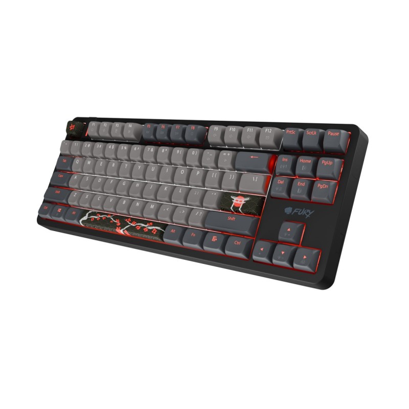Klawiatura Kanabo K6 US RGB magnetyczna czarno-szara | PartsPC.pl