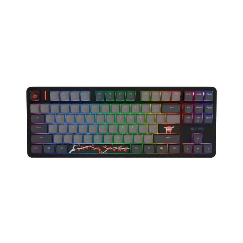 Klawiatura Kanabo K6 US RGB magnetyczna czarno-szara | PartsPC.pl