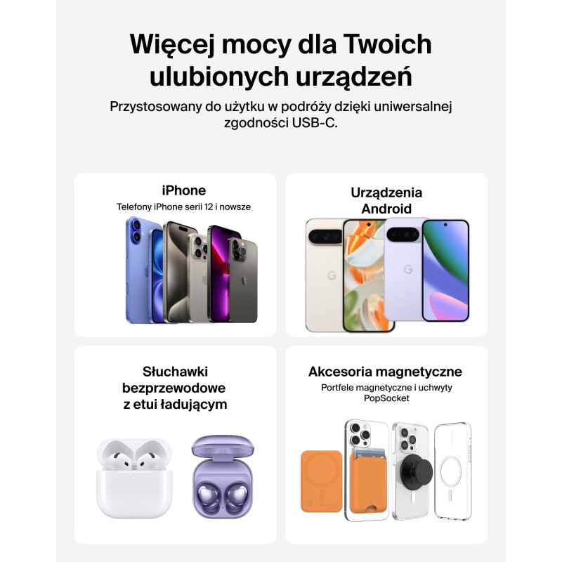 Belkin BoostCharge Powerbank 10 000 mAh, magnetyczny 7,5 W, … | PartsPC.pl