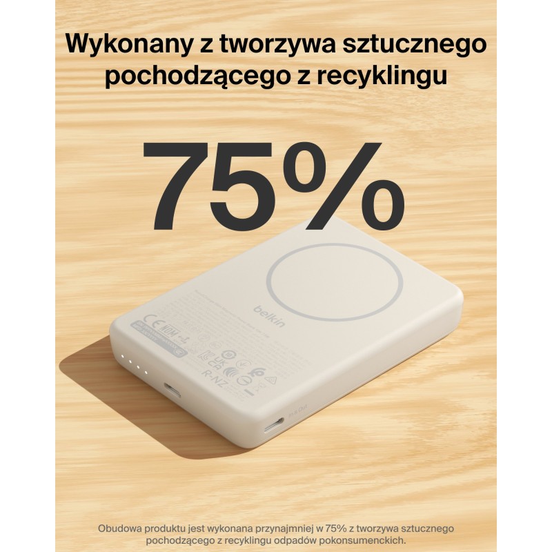 Belkin BoostCharge Powerbank 10 000 mAh, magnetyczny 7,5 W, … | PartsPC.pl