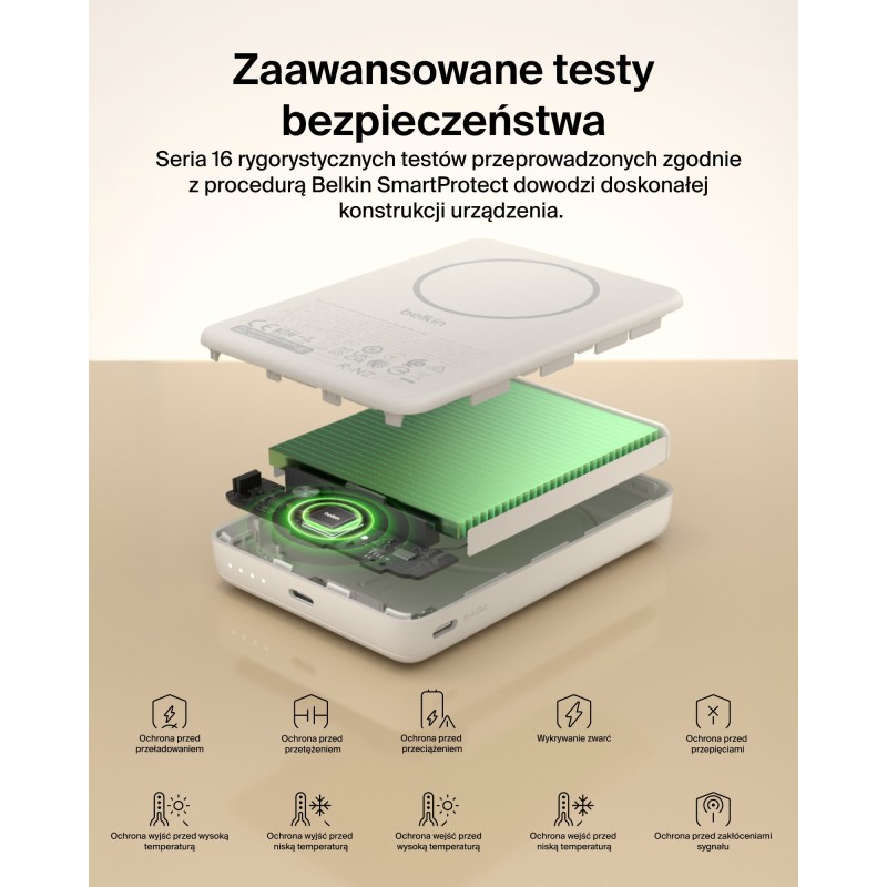 Belkin BoostCharge Powerbank 10 000 mAh, magnetyczny 7,5 W, … | PartsPC.pl