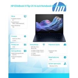Notebook EliteBook X Flip G1i U7 258V 512GB/32GB/W11P/14 B9Z… | PartsPC.pl