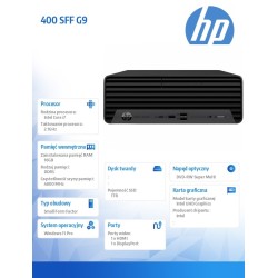 Komputer 400 SFF G9 i7-14700 1TB/16GB/W11P      9H7N1ET | PartsPC.pl