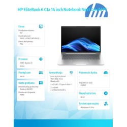Notebook EliteBook 6 G1a Ryzen AI 5 340  512GB/16GB/W11P/14.… | PartsPC.pl