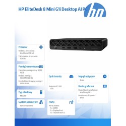 Komputer EliteDesk 8 Mini G1i U7-265T 1TB/16GB/W11P  998Z2ET | PartsPC.pl
