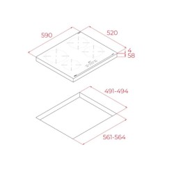Płyta indukcyjna IBC 64110 SSM BK | PartsPC.pl