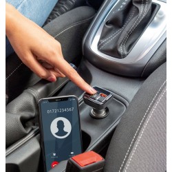 Transmter FM z bluetooth z ładowarką 18W | PartsPC.pl