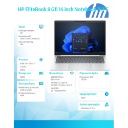 Notebook EliteBook 8 G1i U7-255U 512GB/32GB/W11P/14.0   C51G… | PartsPC.pl