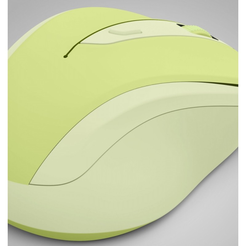 Mysz bezprzewodowa WM-400 zielona | PartsPC.pl