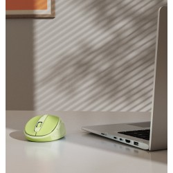 Mysz bezprzewodowa WM-400 zielona | PartsPC.pl