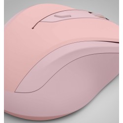 Mysz bezprzewodowa WM-400 różowa | PartsPC.pl
