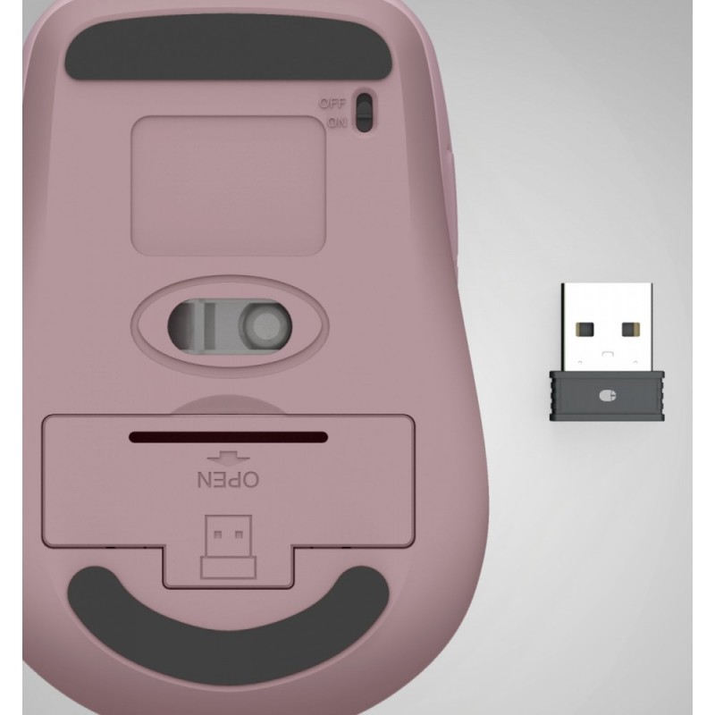 Mysz multi device WM-450 różowa | PartsPC.pl