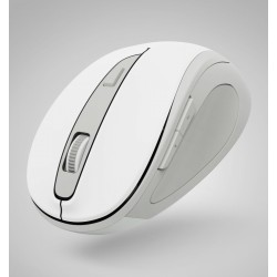Mysz bezprzewodowa WM-400 biała | PartsPC.pl