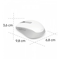 Mysz bezprzewodowa WM-450 biała | PartsPC.pl