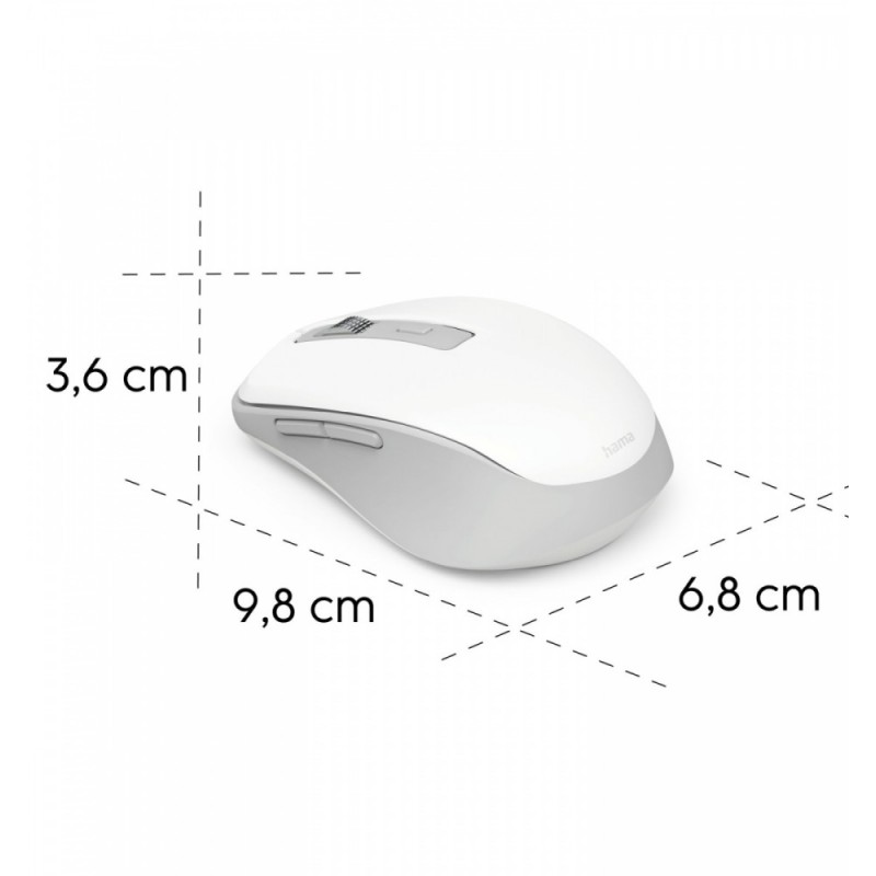 Mysz bezprzewodowa WM-450 biała | PartsPC.pl