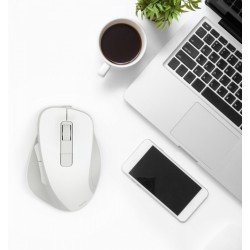 Mysz bezprzewodowa WM-500 biała | PartsPC.pl