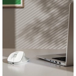 Mysz bezprzewodowa WM-500 biała | PartsPC.pl