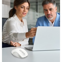 Mysz bezprzewodowa WM-500 biała | PartsPC.pl