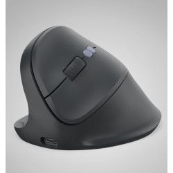 Mysz ergonomiczna EWM-600 czarna dla leworęcznych | PartsPC.pl