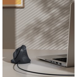 Mysz ergonomiczna przewodowa ECM-500 | PartsPC.pl