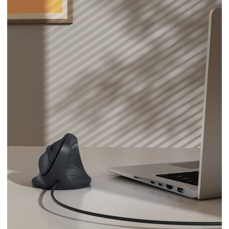 Mysz ergonomiczna przewodowa ECM-500 | PartsPC.pl