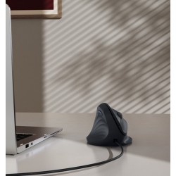 Mysz ergonomiczna przewodowa ECM-500 dla leworęcznych | PartsPC.pl