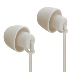 Słuchawki dokanałowe Relax 3,5mm piaskowe | PartsPC.pl
