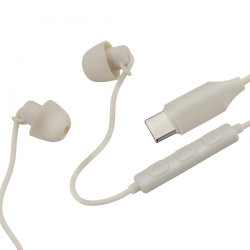 Słuchawki dokanałowe Calm usb-c piaskowe | PartsPC.pl