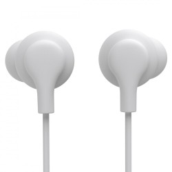 Słuchawki douszne Curly USB-C białe | PartsPC.pl