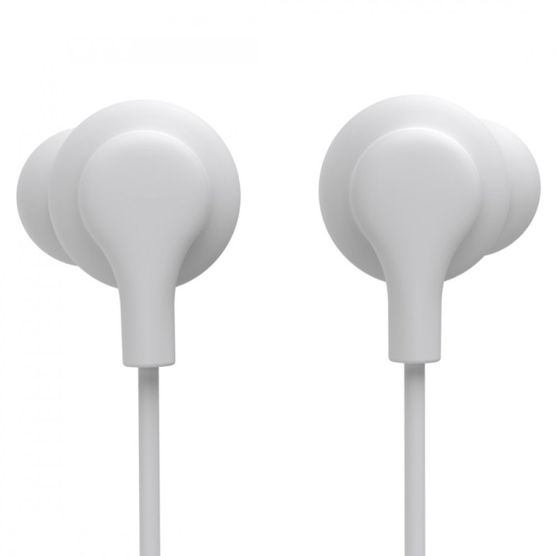 Słuchawki douszne Curly USB-C białe | PartsPC.pl