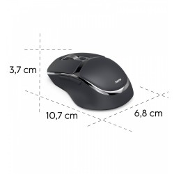 Mysz multi device WM-800 czarna | PartsPC.pl