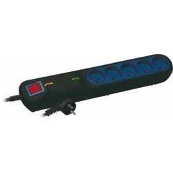 Listwa zasilająca Lestar LF 2005 G-A K.: CZ 5m czarna | PartsPC.pl