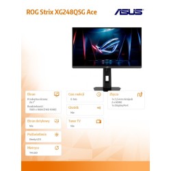 Monitor Asus 24,1" ROG Strix XG248QSG Ace TN FHD 610Hz 2xHDM… | PartsPC.pl