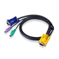 Kabel PS/2 KVM z 3w1 SPHD 2L-5202P | PartsPC.pl