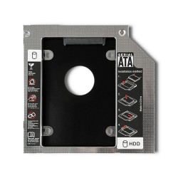 Kieszeń Qoltec na drugi dysk 2.5 HDD | 9.5 mm | PartsPC.pl