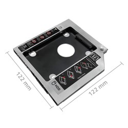 Kieszeń Qoltec na drugi dysk 2.5 HDD | 9.5 mm | PartsPC.pl