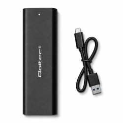 Obudowa/kieszeń Qoltec do dysków M.2 SATA SSD | NGFF | USB t… | PartsPC.pl