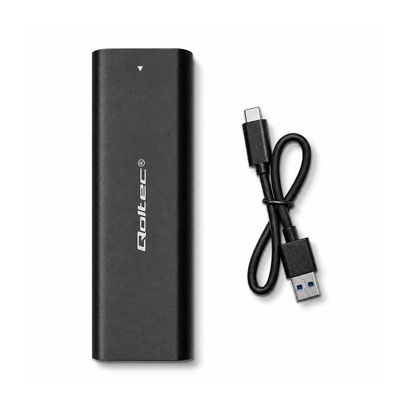 Obudowa/kieszeń Qoltec do dysków M.2 SATA SSD | NGFF | USB t… | PartsPC.pl