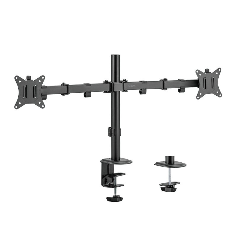 Uchwyt na 2 monitory 17-32 cale, max 2x9kg | PartsPC.pl